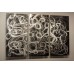 Metal Modern Abstract Wall Art Painting Sculpture Home Decor - Complex Decision 718117176449  270974043852